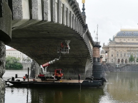 Připravuje se rekonstrukce mostu Legií, foto: TSK Praha Připravuje se rekonstrukce mostu Legií, foto: TSK Praha