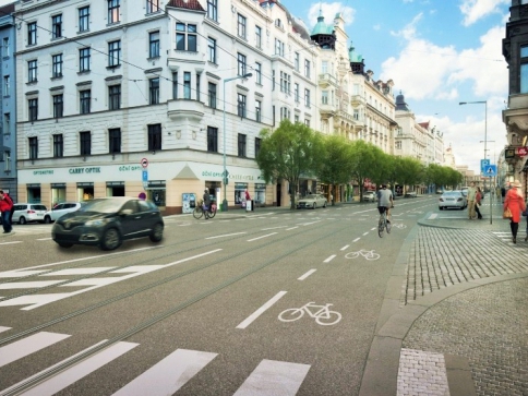 Prahu čeká rekonstrukce čtyř ulic na Letné, foto: IPR Prahu čeká rekonstrukce čtyř ulic na Letné, foto: IPR