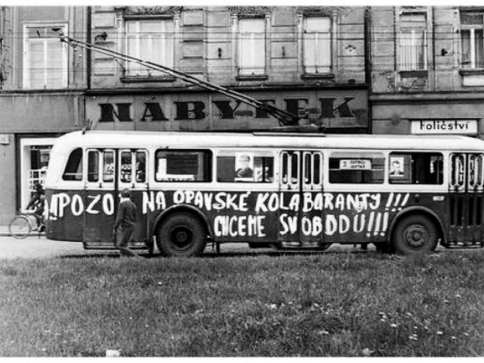 Výstava na téma Opava v roce 1968, foto: Statutární město Opava Výstava na téma Opava v roce 1968, foto: Statutární město Opava