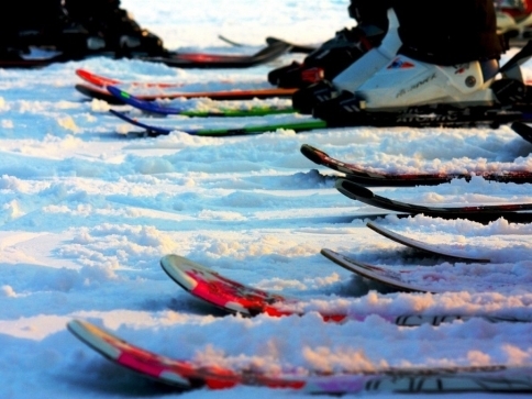 Svižný pohyb na Šumavském skimaratonu Svižný pohyb na Šumavském skimaratonu