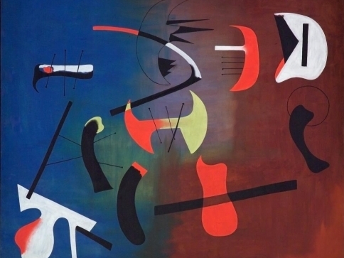 Foto: Národní galerie Praha, Joan Miró, Kompozice, 1933 Foto: Národní galerie Praha, Joan Miró, Kompozice, 1933