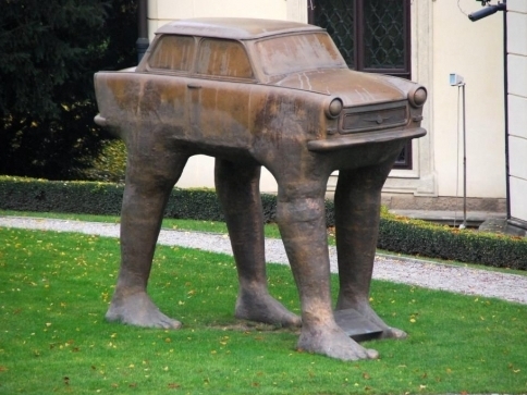Foto: Národní galerie Praha, David Černý, Quo Vadis, 1990 Foto: Národní galerie Praha, David Černý, Quo Vadis, 1990