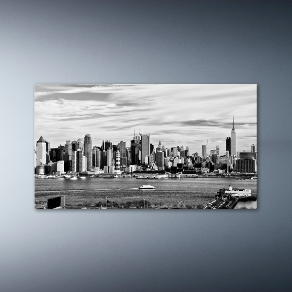 Černobílý New York City 60x35cm