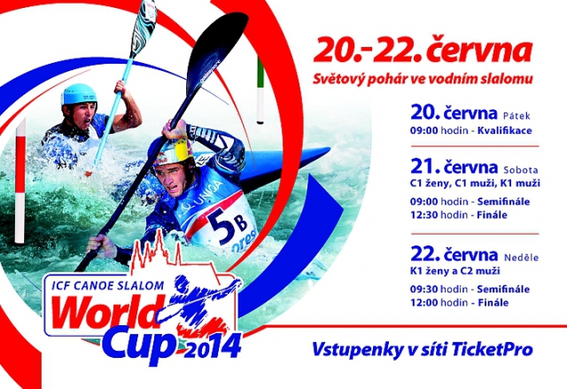 Praha Troja hostí Světový pohár ve vodním slalomu ICF World Cup 2014