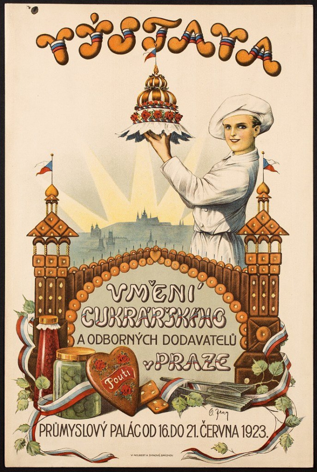 Na začátku 20. století bylo na našem území mnoho cukrářských výroben, které dosahovaly, foto Muzeum hlavního města Prahy