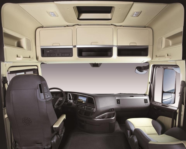 Xcient - Nejprostornější kabina ve své třídě s vysokou úrovní komfortu a praktičnosti, foto Hyundai Motor Czech s.r.o.