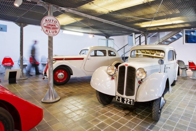 V Národním technickém muzeu je od 3. února otevřena krátkodobá výstava Automobily Jawa. Foto Národní technické muzeum