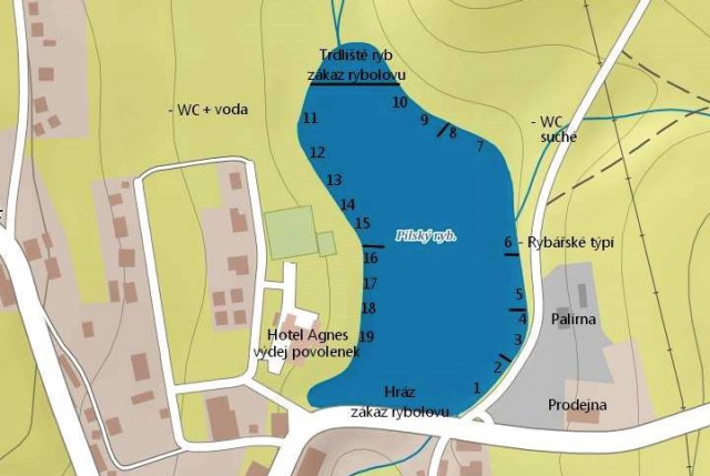 Za dobu svého provozu si Pilský rybník vydobyl dobré jméno mezi ostatními revíry díky pochvalným ohlasům rybářů, výbornému zarybnění, zajímavým doprovodným službám, ale také přívětivou cenou. Nepotřebujete rybářský lístek.