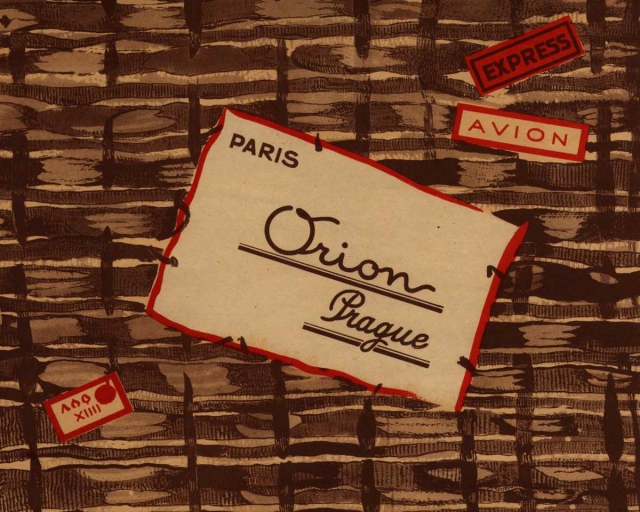 Zdenek Rykr - Obaly čokolády a bonbonů Orion, foto Národní galerie v Praze