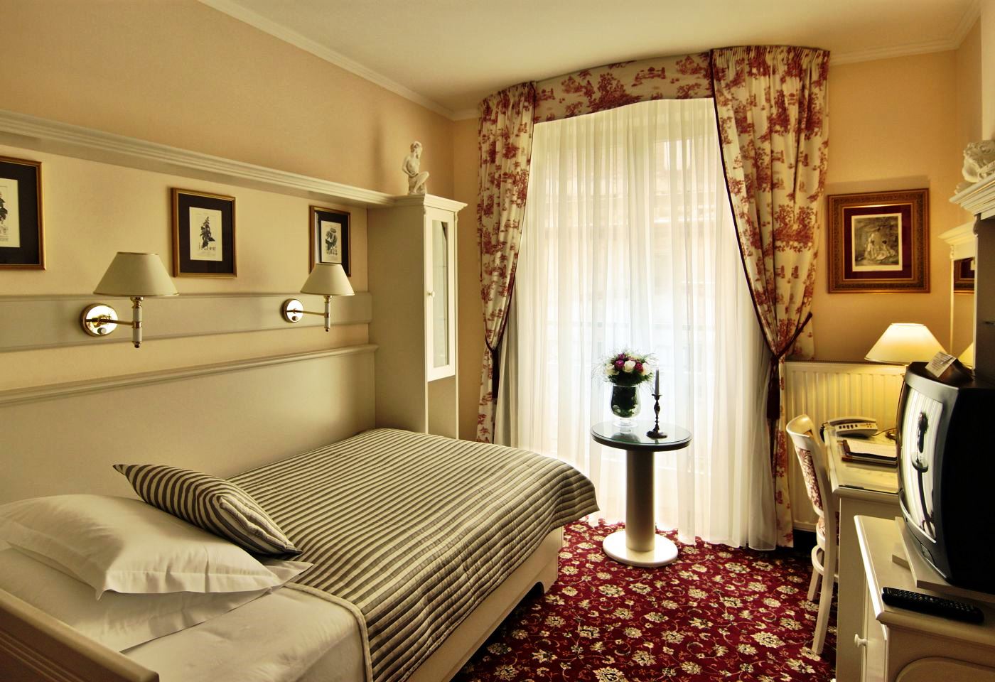 Lázeňský hotel Aura Palace – luxusní ubytování, jednolůžkový pokoj