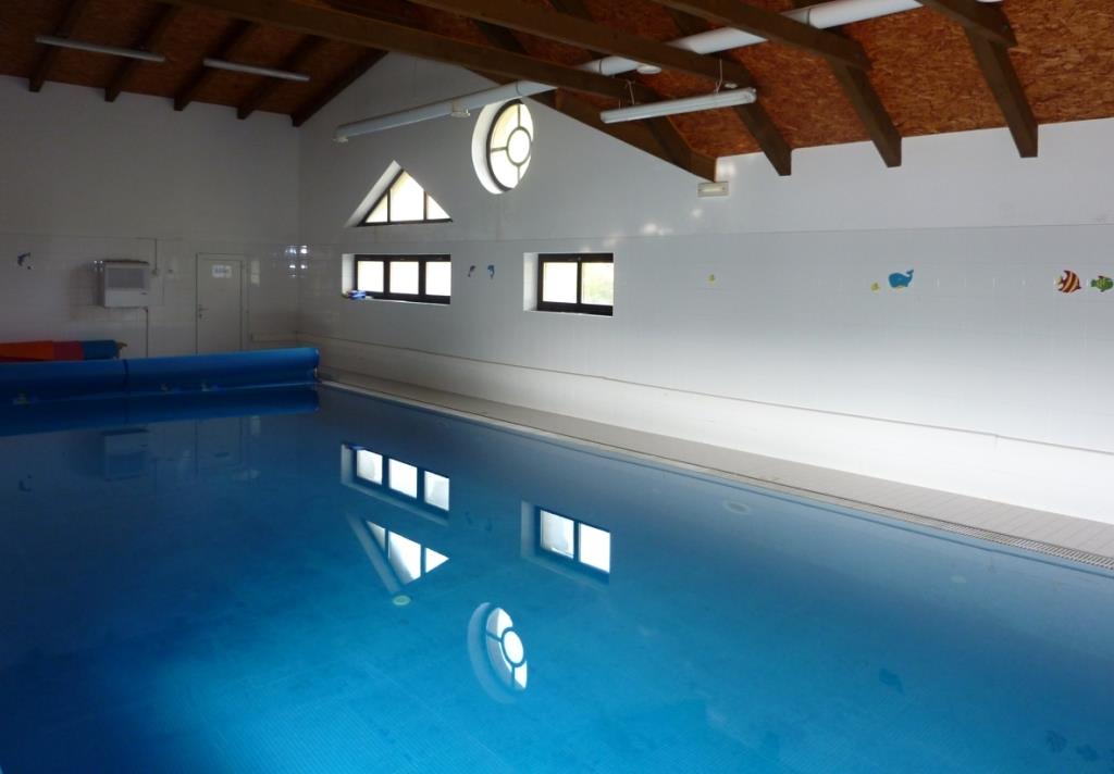 Penzion na Vysočině - krytý bazén 12 x 5 m se slanou vodou o teplotě 28°C