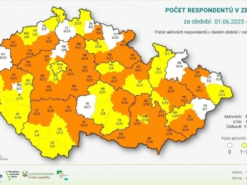 Web Intersucho.cz využívají převážně zemědělci a lesníci. Aktuální data ale pomáhají k orientaci i dalším zájemcům státní správy.