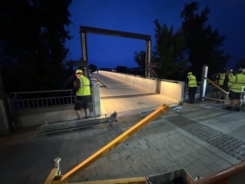 Štvanická lávka projde pravidelnou kontrolou/ TSK Praha  Štvanická lávka projde pravidelnou kontrolou/ TSK Praha