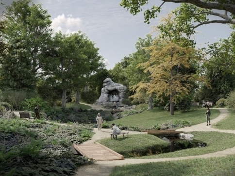 Soutěž na obnovu Chotkových sadů zná vítěze/IPR Praha