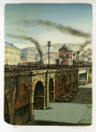 Jiří Bouda - Viadukt v Karlíně, foto Muzeum hlavního města Prahy
