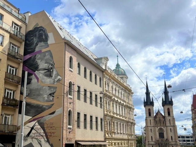 Malba Milada Horáková/ÚMČ Praha 7