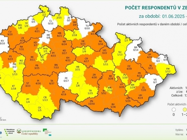 Web Intersucho.cz využívají převážně zemědělci a lesníci. Aktuální data ale pomáhají k orientaci i dalším zájemcům státní správy.