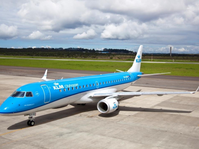 Titul NEJTIŠŠÍ DOPRAVCE na pražském letišti získala za rok 2014 společnost KLM Royal Dutch Airlines, foto KLM