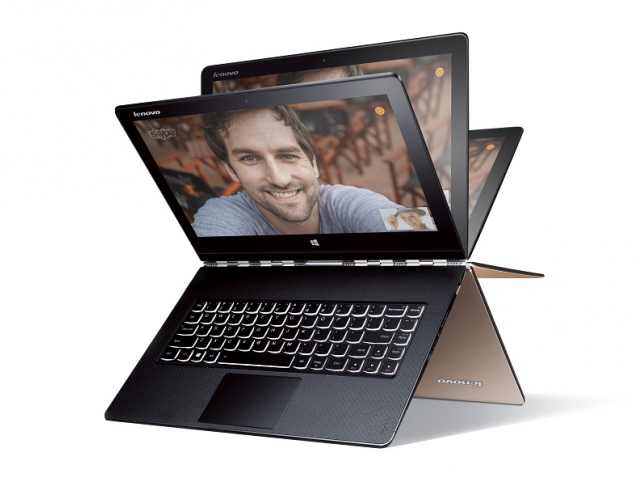 Luxusní notebook Lenovo YOGA 3 Pro se přizpůsobí svým uživatelům, foto Lenovo