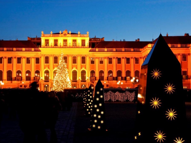 Vánoční trh u zámku Schönbrunn, foto MTS - Marketing Tourismus Synergie Wien GmbH