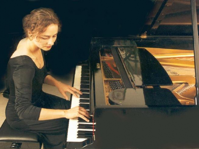 Koncert pianistky Heidemarie Wiesner v Praze, foto Heidemarie Wiesner