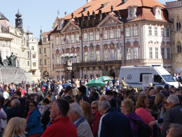 Zahraniční návštěvníci nejčastěji jezdili do Prahy (5,3 mil.), foto Praha Press