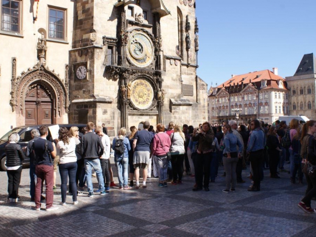Sochy orloje Staroměstské radnice projdou pravidelnou údržbou, foto Praha Press