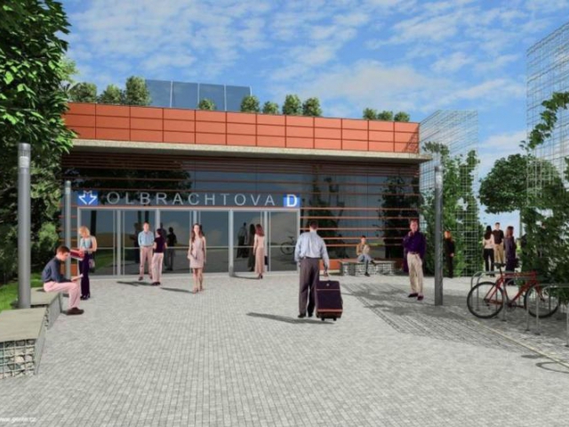 Praha vypíše architektonickou soutěž na moderní design stanice nového metra D, vizualizace DPP