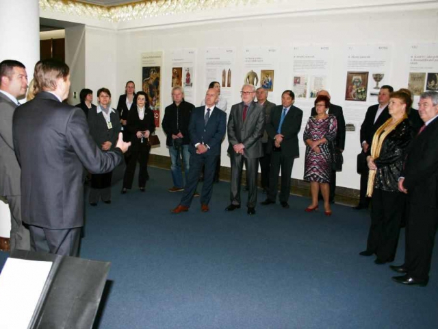 V Poslanecké sněmovně probíhá výstava o životní pouti císaře Karla IV., foto Parlament České republiky