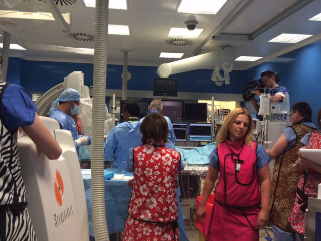 Kardiologové z Homolky zahájili nový způsob léčby vysokého krevního tlaku, foto Nemocnice Na Homolce