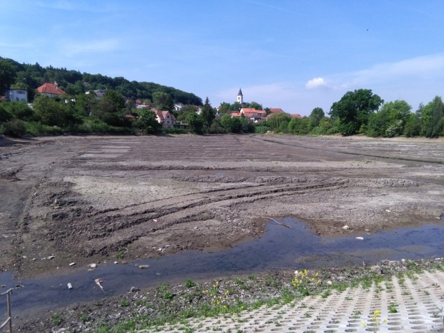 Libocký rybník se bude upravovat do září, foto Lesy Praha