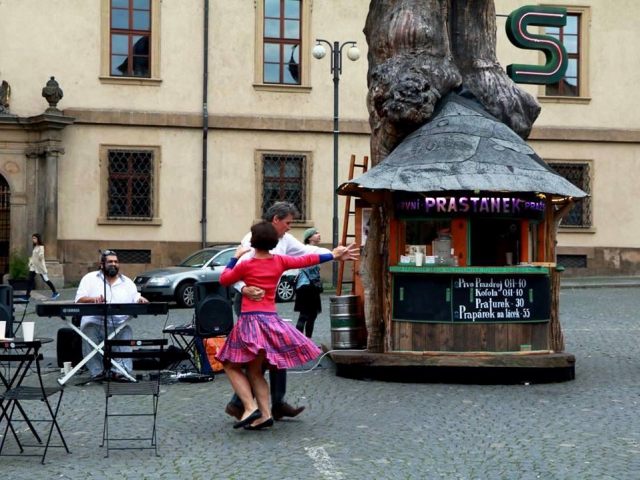 Prastánek Františka Skály na Malostranském náměstí. Foto Facebook, Národní galerie v Praze