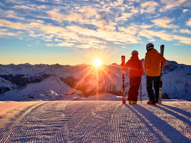 Přivítá vás slunečné lyžování v Ischglu a velkolepé koncerty, Foto ©TVB Paznaun-Ischgl 