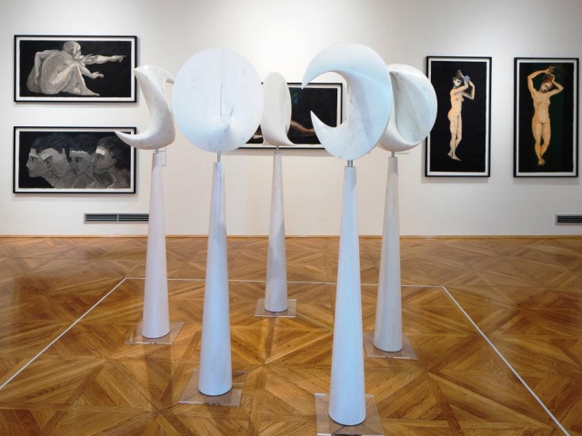 Výstava děl slavného umělce Santiaga Calatravy v Praze, foto: Galerie hlavního města Prahy 