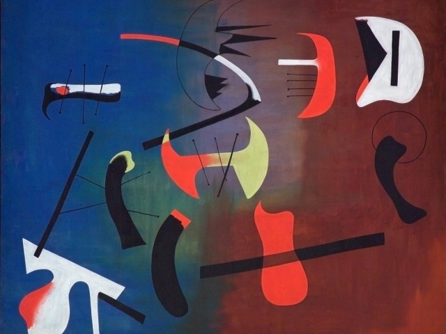 Foto: Národní galerie Praha, Joan Miró, Kompozice, 1933