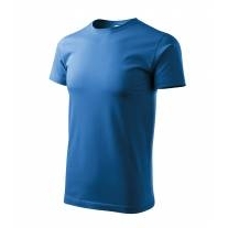 Heavy New tričko unisex azurově modrá