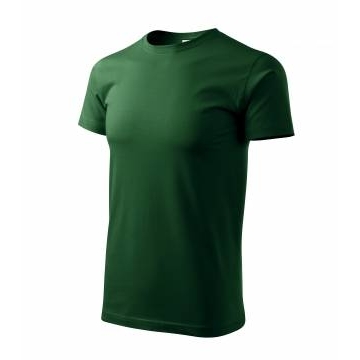 Basic tričko pánské lahvově zelená