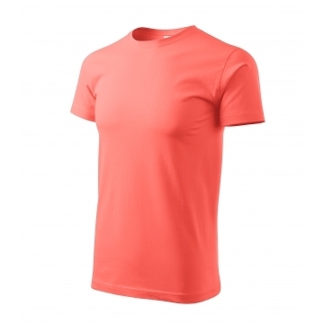 Basic tričko pánské korálová