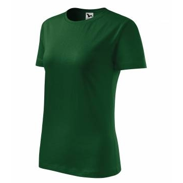Classic New tričko dámské lahvově zelená