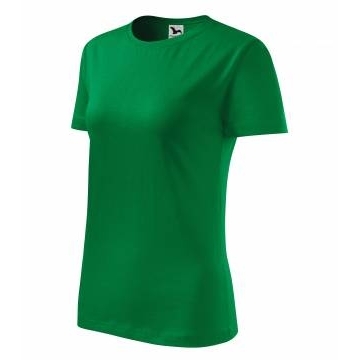Classic New tričko dámské středně zelená