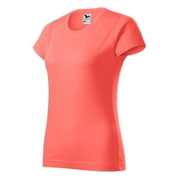 Basic tričko dámské korálová