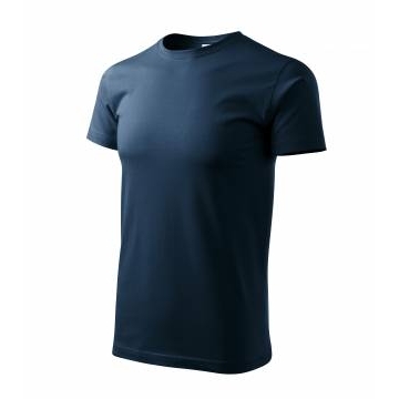 Heavy New tričko unisex námořní modrá