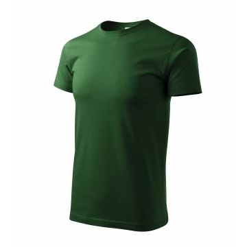 Heavy New tričko unisex lahvově zelená
