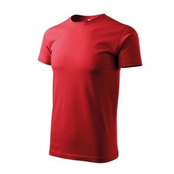 Heavy New tričko unisex červená