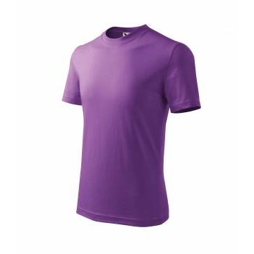 Basic tričko dětské fialová 110 cm/4 ro