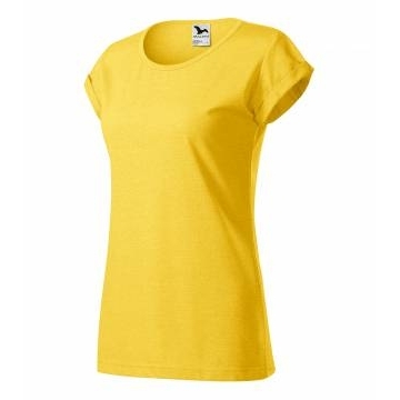 Fusion tričko dámské žlutý melír