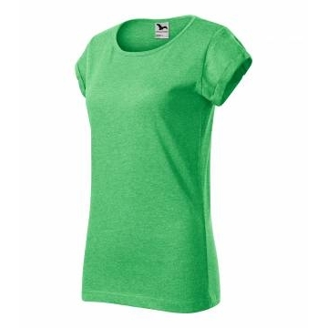 Fusion tričko dámské zelený melír