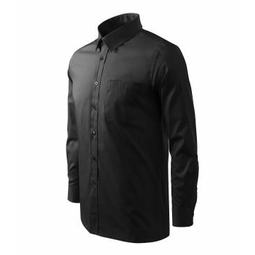 Shirt long sleeve/Style LS košile pánská černá