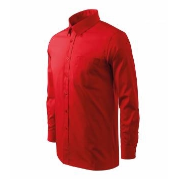 Shirt long sleeve/Style LS košile pánská červená