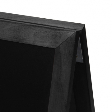 A stojan s křídovou tabulí 55 x 88 cm - černá - roh